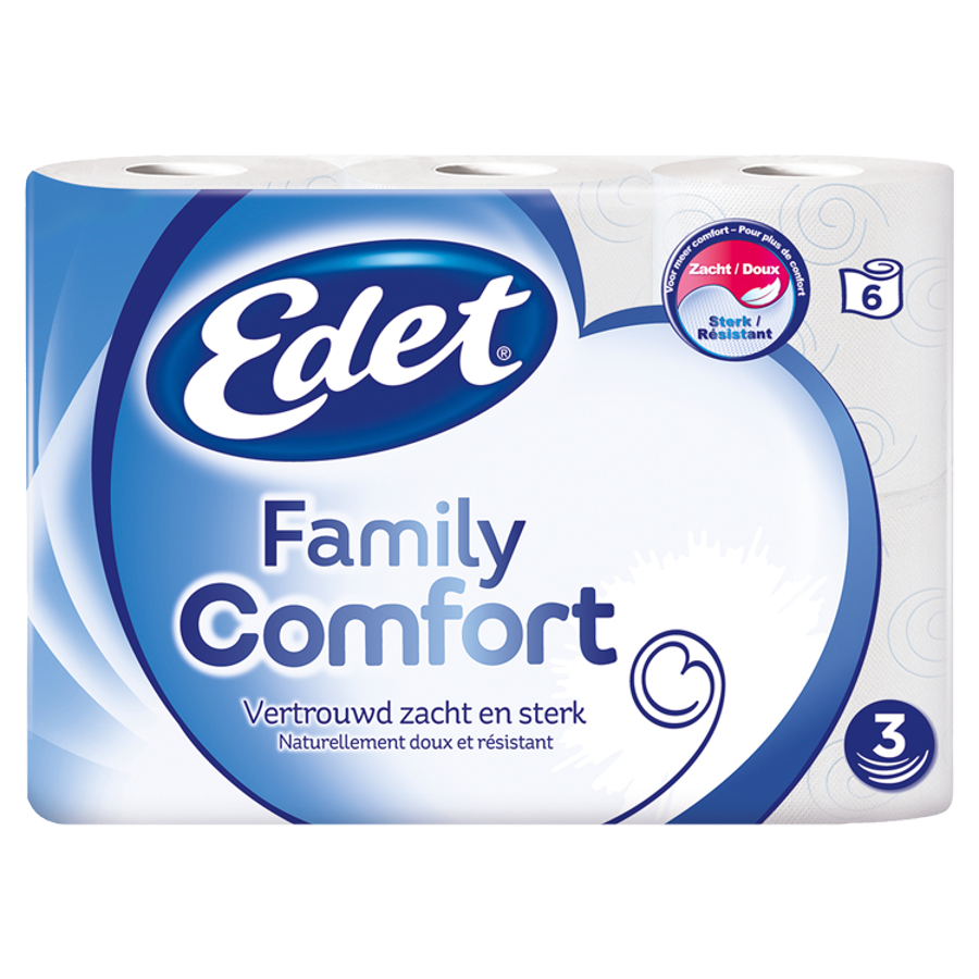 Edet Toiletpapier family comfort 3 laags