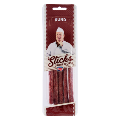 Huls Rund Sticks Droge Worst