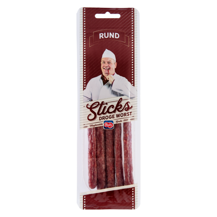 Huls Rund Sticks Droge Worst