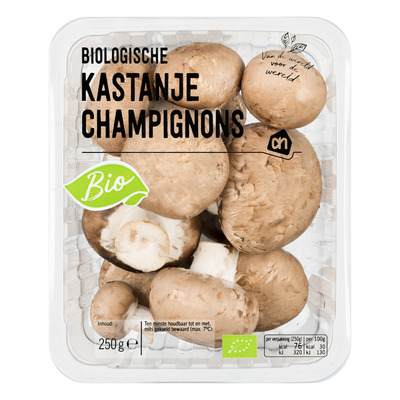 Huismerk Biologisch Kastanje champignons