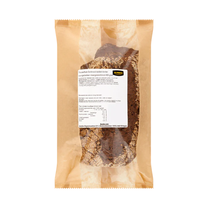 Huismerk Oerbrood Dubbel Donker Zelf Thuis Afbakken