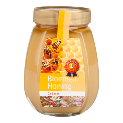 Huismerk Bloemenhoning crème