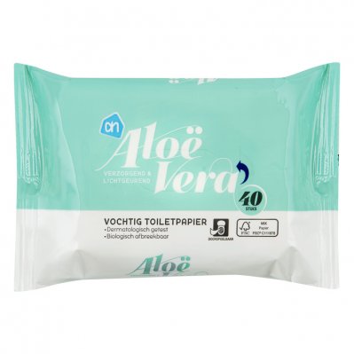 Huismerk Vochtig toiletpapier aloë vera