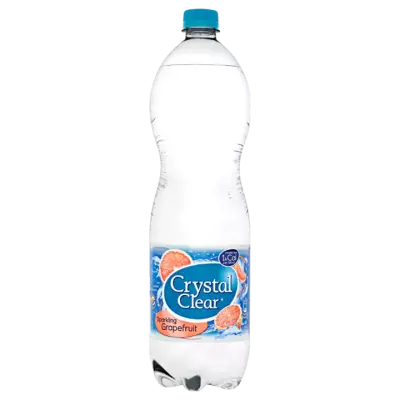 Crystal Clear Sparkling Grapefruit Fles