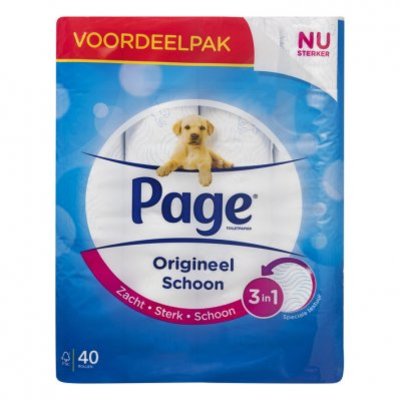 Page Origineel schoon toiletpapier