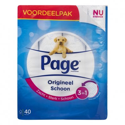 Page Origineel schoon toiletpapier