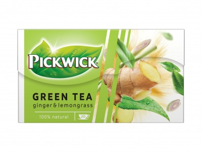 Pickwick Green tea ginger & lemongrass