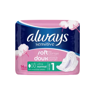 Always Ultra sensitive normal maandverbanden