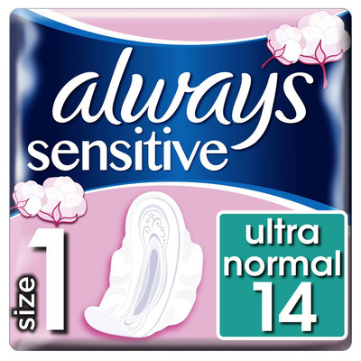 Always Ultra sensitive normal maandverbanden