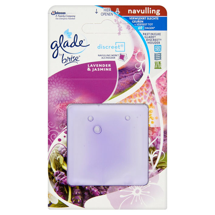 Glade Discreet lavendel/ jasmijn navul