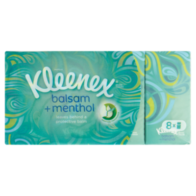 Kleenex Balsam + Menthol Zakdoeken 4-Laags