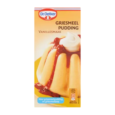 Dr. Oetker Griesmeelpudding Vanillesmaak