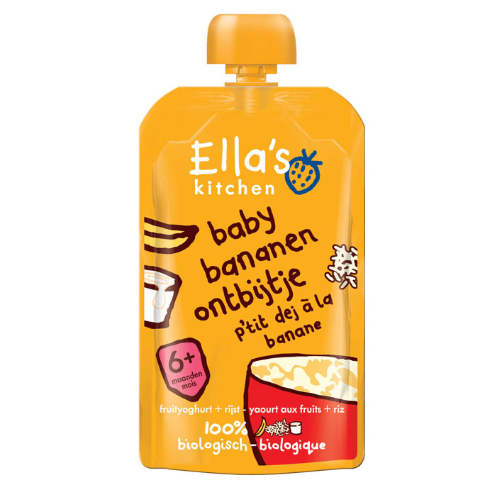 Ella's Kitchen Baby bananen ontbijtje 6+ mnd