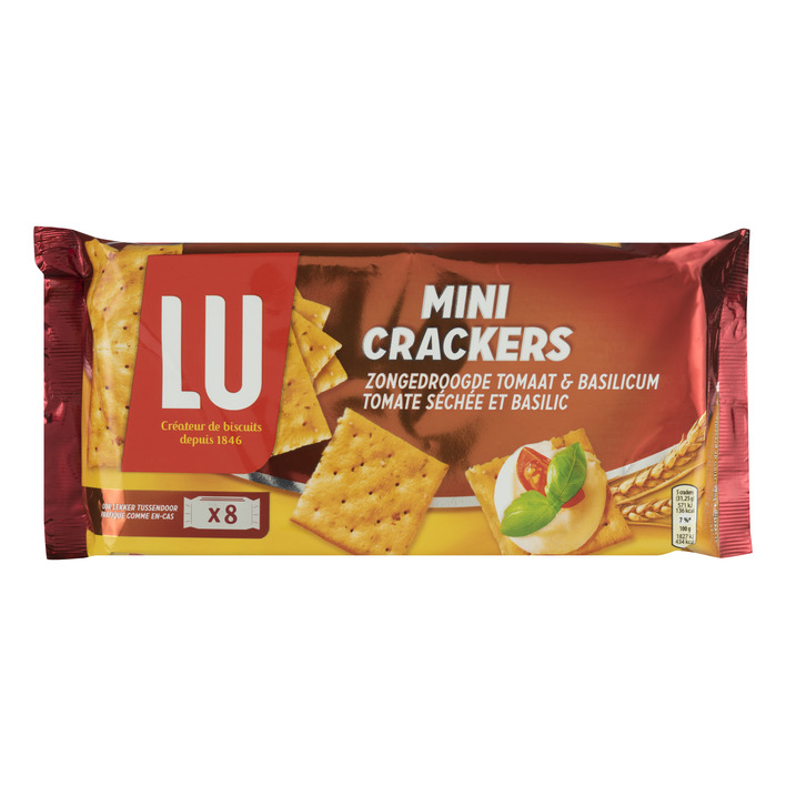 LU Minicrackers tomaat & basilicum