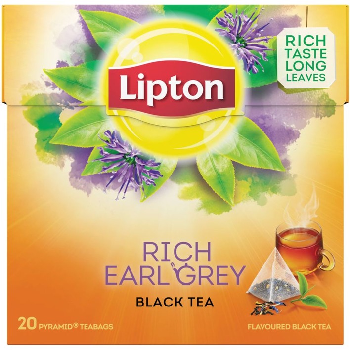 Lipton Zwarte thee rich earl grey