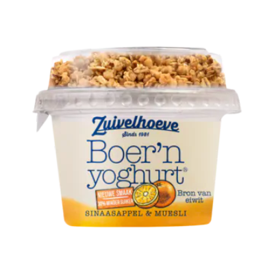 Zuivelhoeve Boer'n Yoghurt Sinaasappel & Muesli