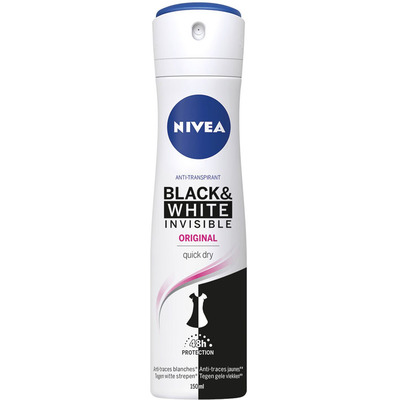 Nivea Invisible for black & white clear spray