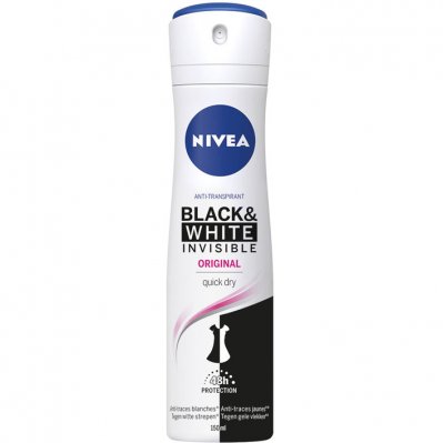 Nivea Invisible for black & white clear spray