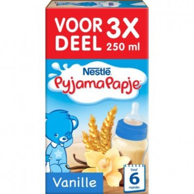 Nestlé Pyjamapapje vanille 6+ mnd baby pap