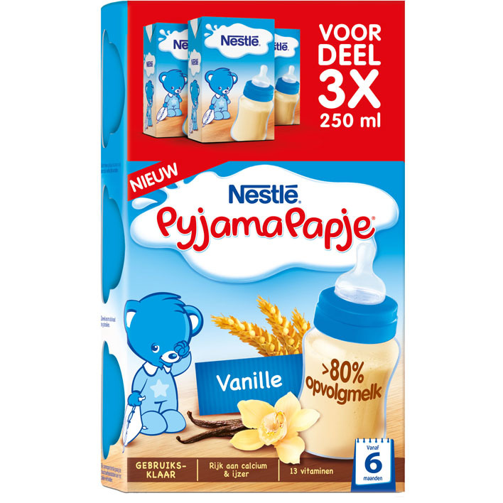 Nestlé Pyjamapapje vanille voordeel