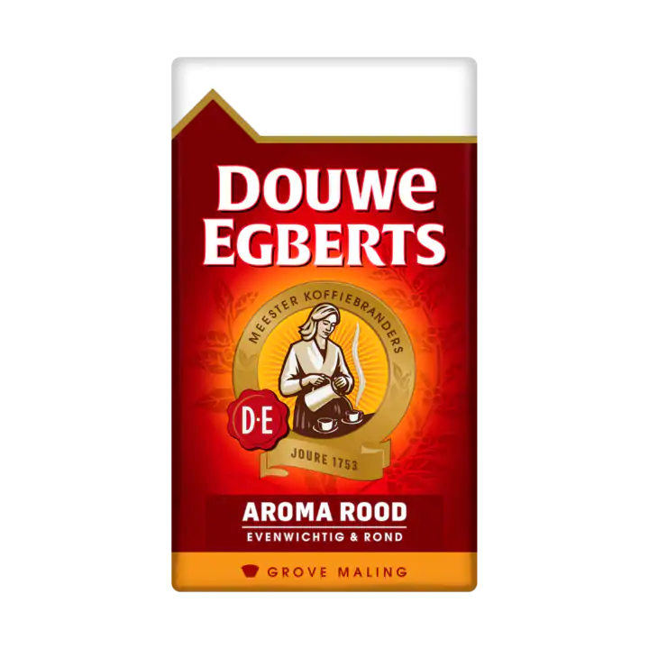 Douwe Egberts Aroma Rood Grove Maling Filterkoffie