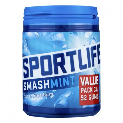 Sportlife Smashmint suikervrij kauwgom