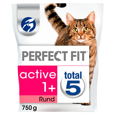 Perfect Fit Kattenvoer Droog Rund Active 1+ Jaar 750 g