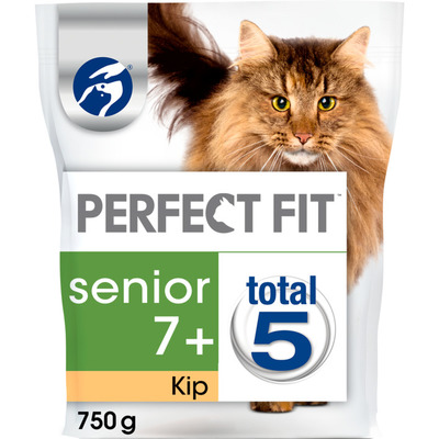 Perfect fit Kattenvoer droog kip senior 7+ jaar