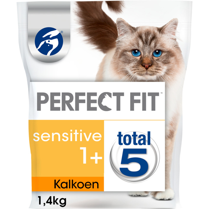 Perfect fit Kattenvoer droog kalkoen 1+ jaar