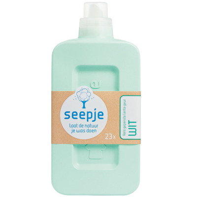 Seepje Wasmiddel wit vers geperste lentegeur