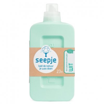 Seepje Wasmiddel wit vers geperste lentegeur