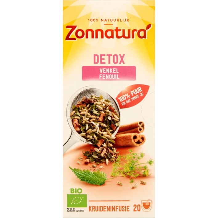 Zonnatura Detox verfrissende thee