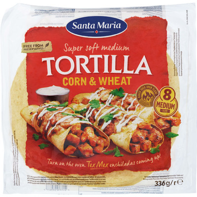 Santa Maria Corn & wheat tortilla