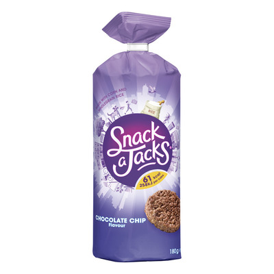 Snack a Jacks Rijstwafels chocolade chip