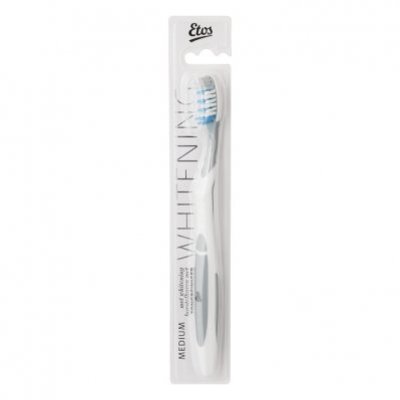 Huismerk Tandenborstel whitening medium