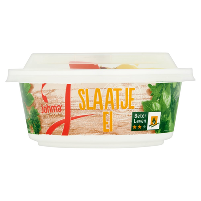 Johma Gevuld eitje slaatje