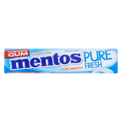 Mentos Gum Pure Fresh Fresh Mint Rol 8 Stuks