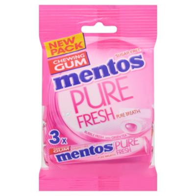 Mentos Pure Fresh Bubblefresh rol pack 3x8p