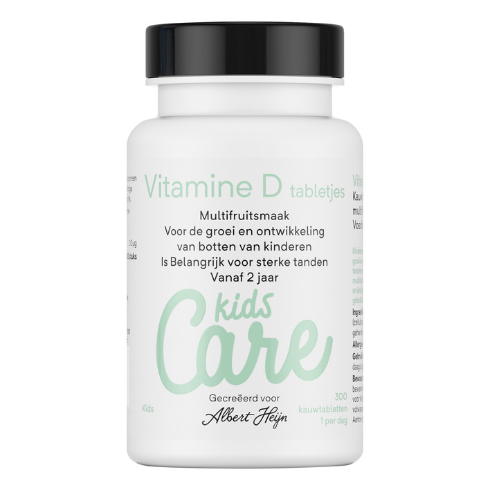Care Kids vitamine D tabletjes multifruit