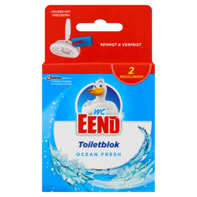 Wc Eend Toiletblok ocean navulling 2 stuks