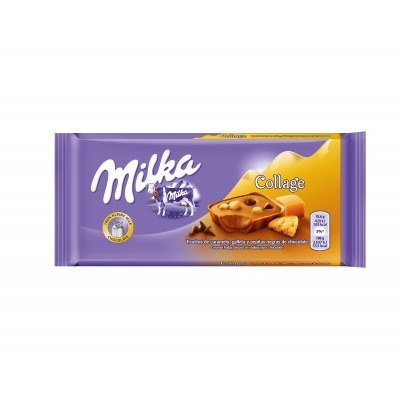 Milka Chocoladereep caramel fudge