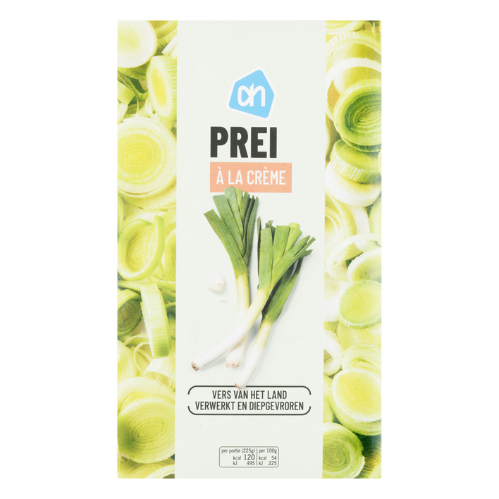 Huismerk Prei à la crème deelblokjes
