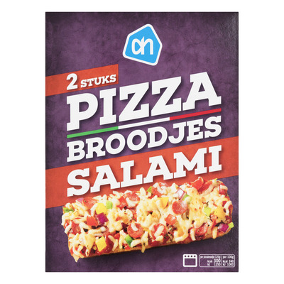 Huismerk Pizzabroodjes salami