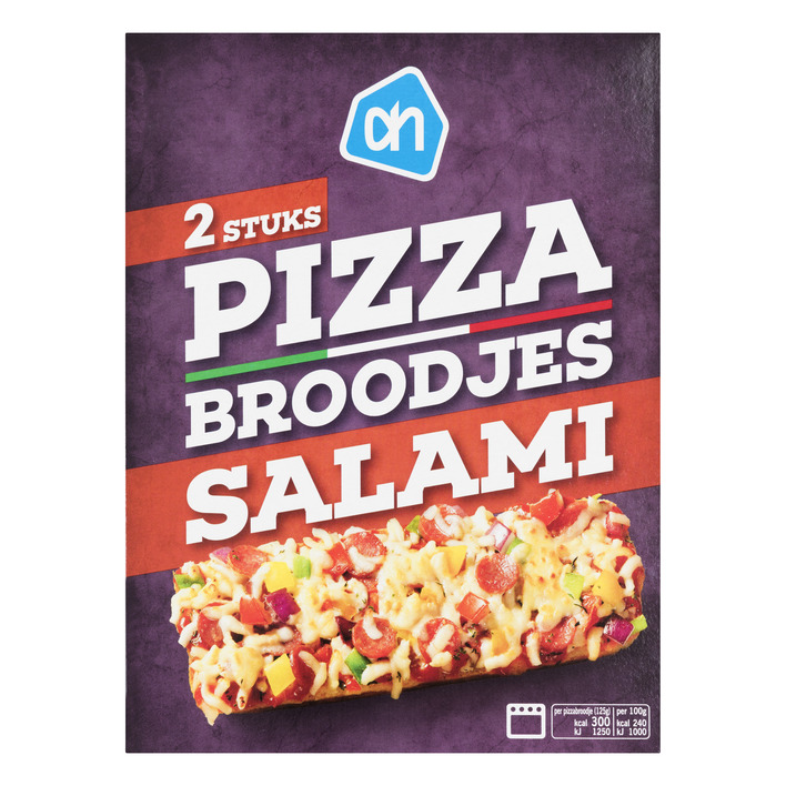 Huismerk Pizzabroodjes salami