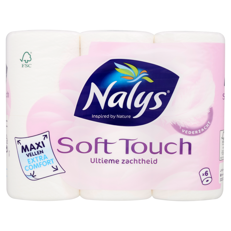 Nalys Toiletpapier soft maxi 2lgs