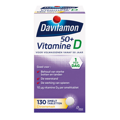 Davitamon Vitamine D smelttabletten 50+