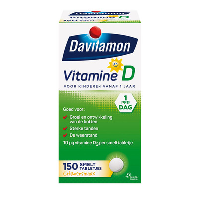 Davitamon Vitamine D smelttabletjes vanaf 1 jaar