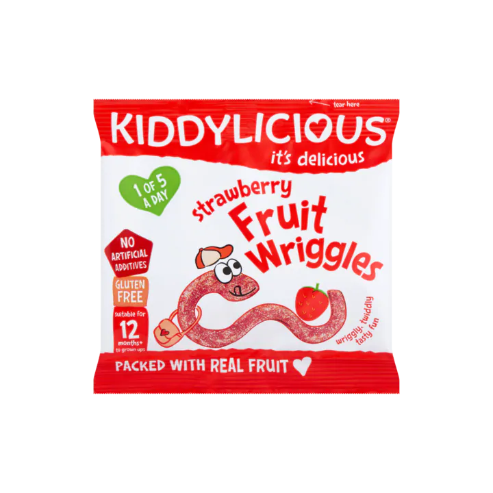 Kiddylicious Strawberry Fruit Wriggles