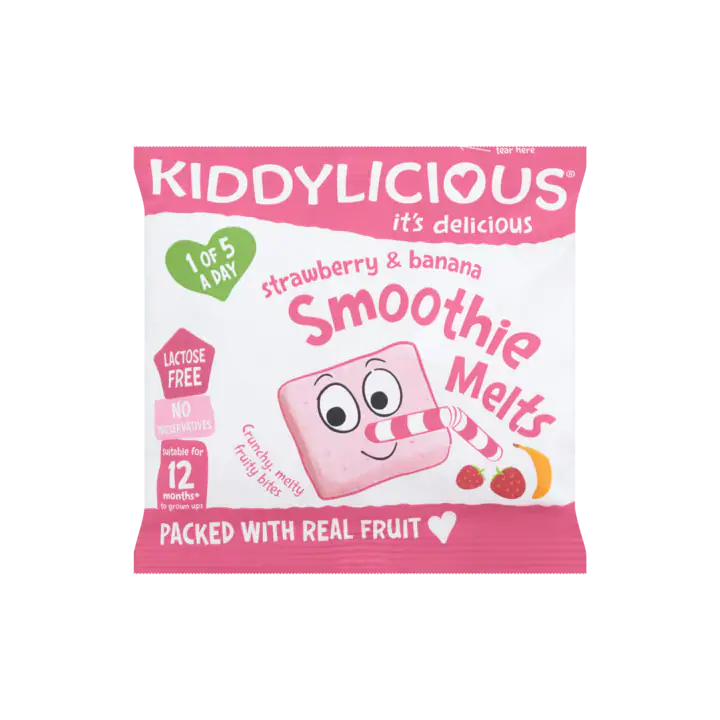 Kiddylicious Strawberry & Banana Smoothie Melts