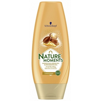 Schwarzkopf Cremespoeling natural moments Moroccan argan oil & macadamia oil